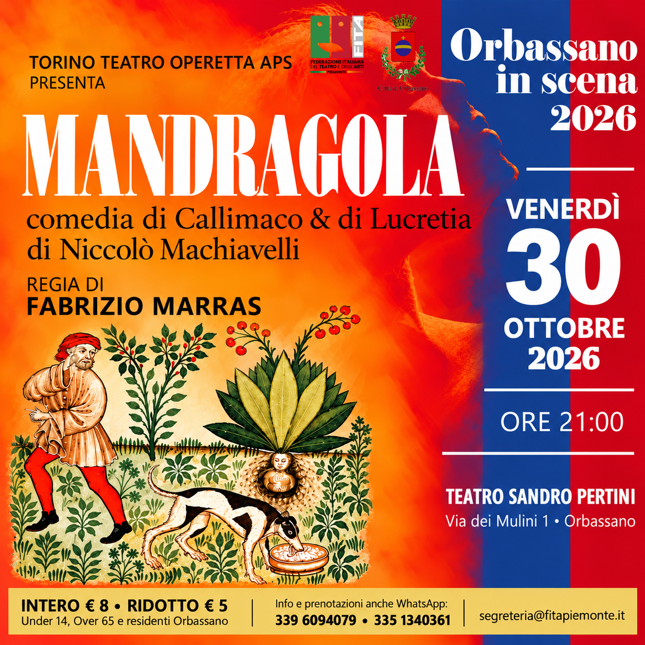 La Mandragola - Torino Teatro Operetta. Orbassano in Scena