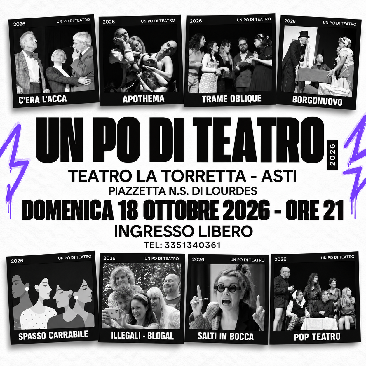 UN PO DI TEATRO 2026 – FINALE E PREMIAZIONI